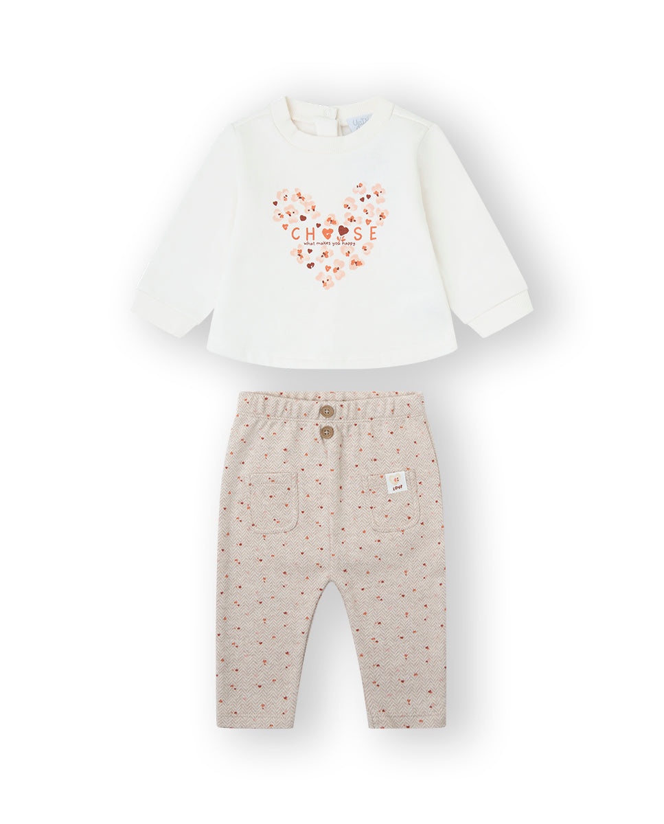 Conjunto 2 piezas flores Yatsi