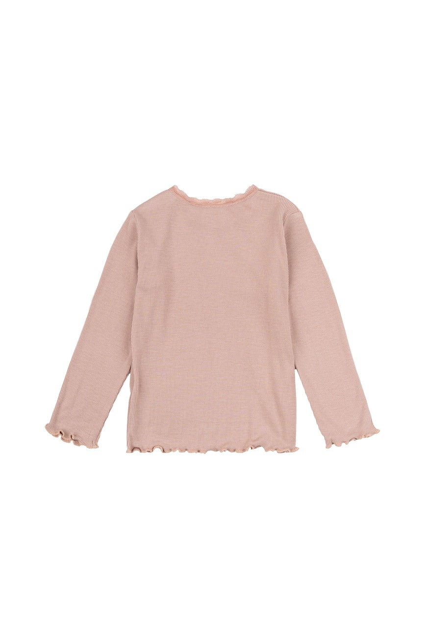 Camiseta rosa manga larga The New