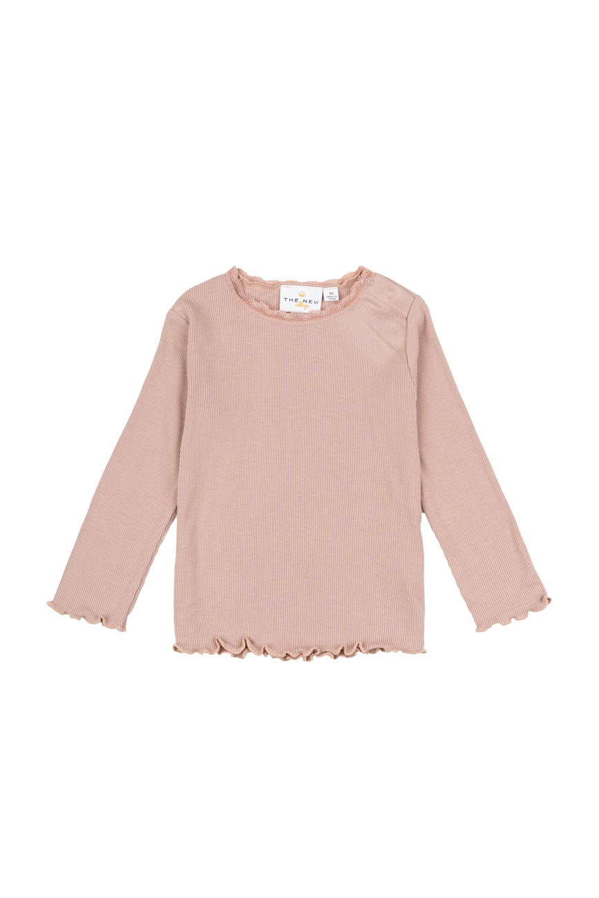 Camiseta rosa manga larga The New