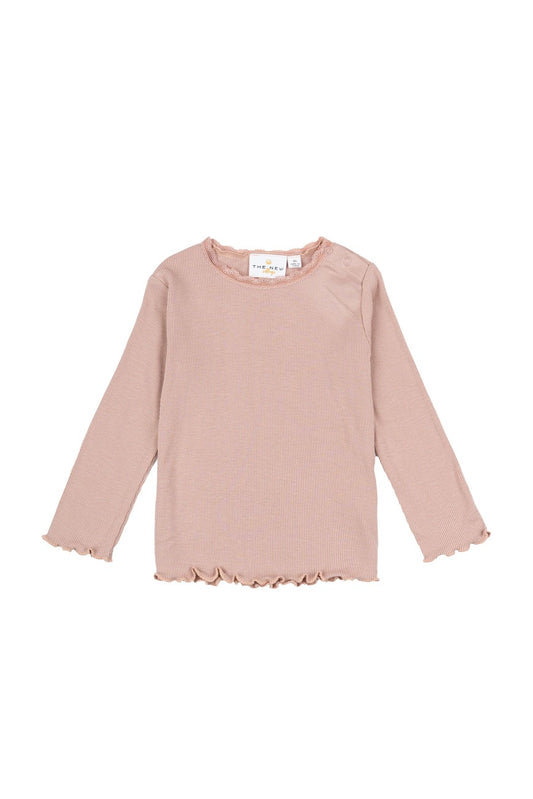 Camiseta rosa manga larga The New