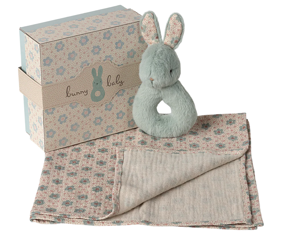 Set sonajero menta Maileg