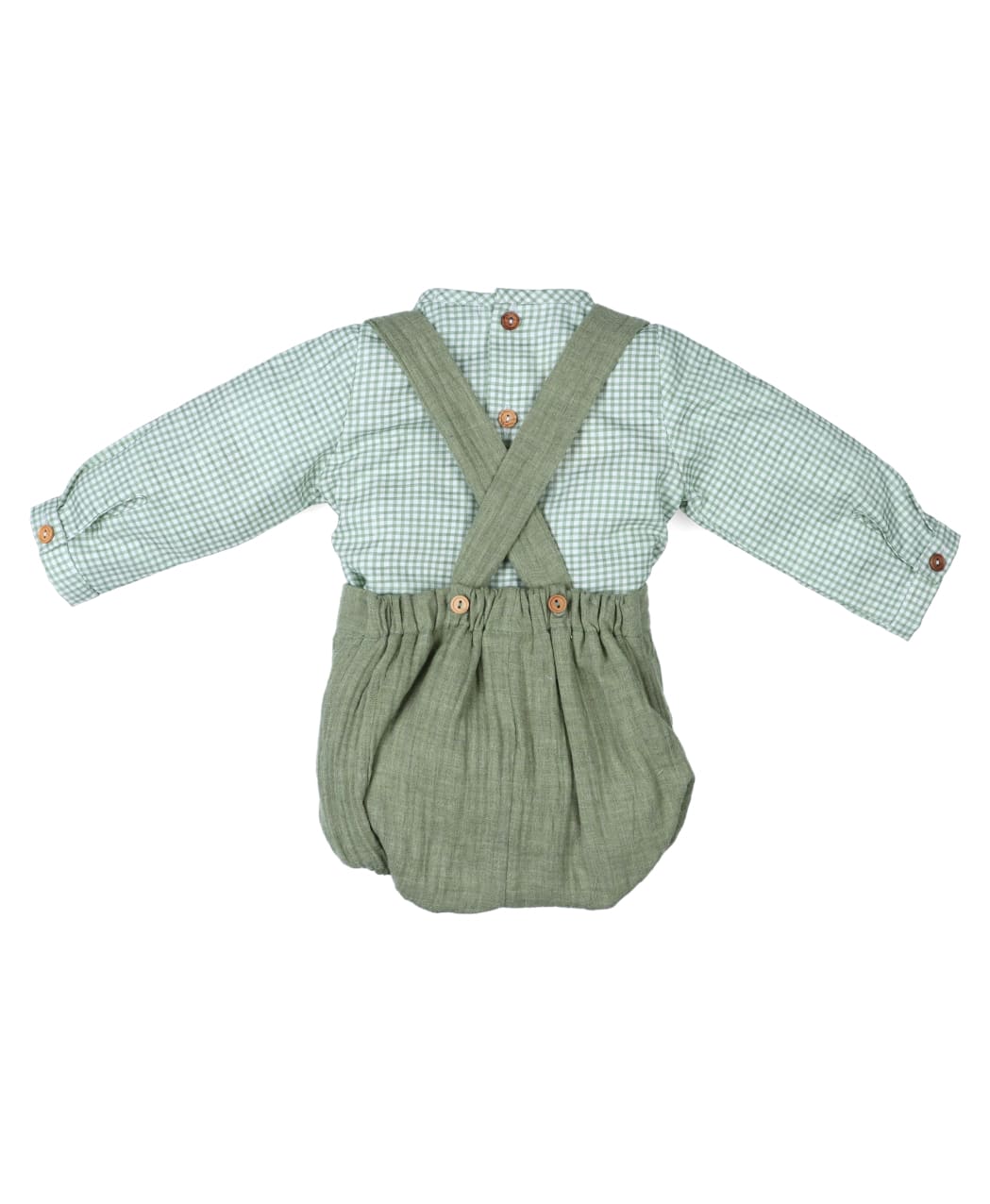 Conjunto vichy verde Popys