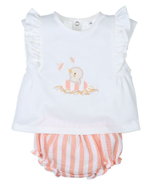 Conjunto niña pajarito Popys