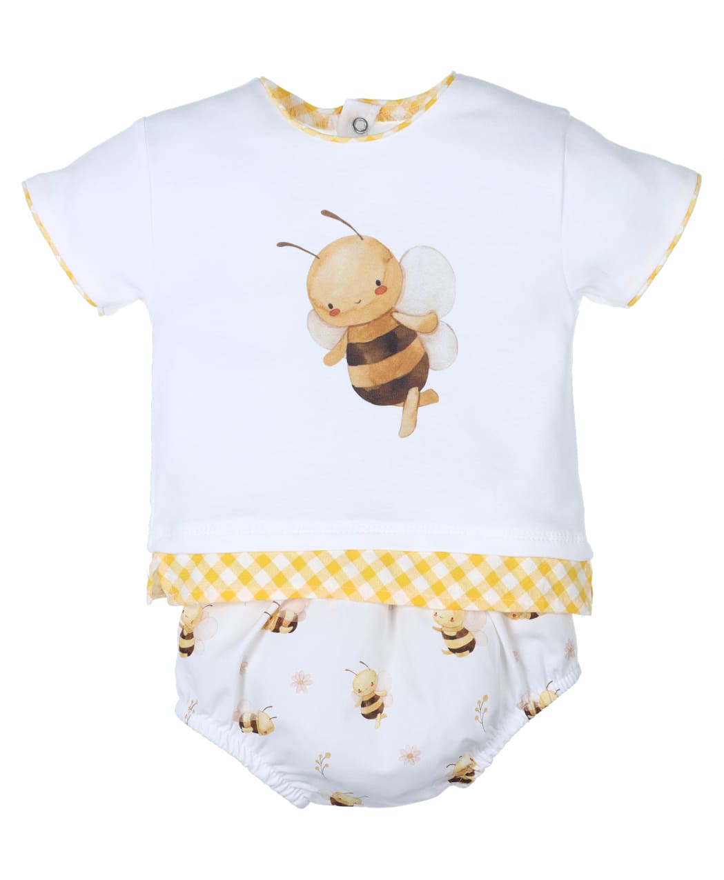 Conjunto vichy abeja Popys
