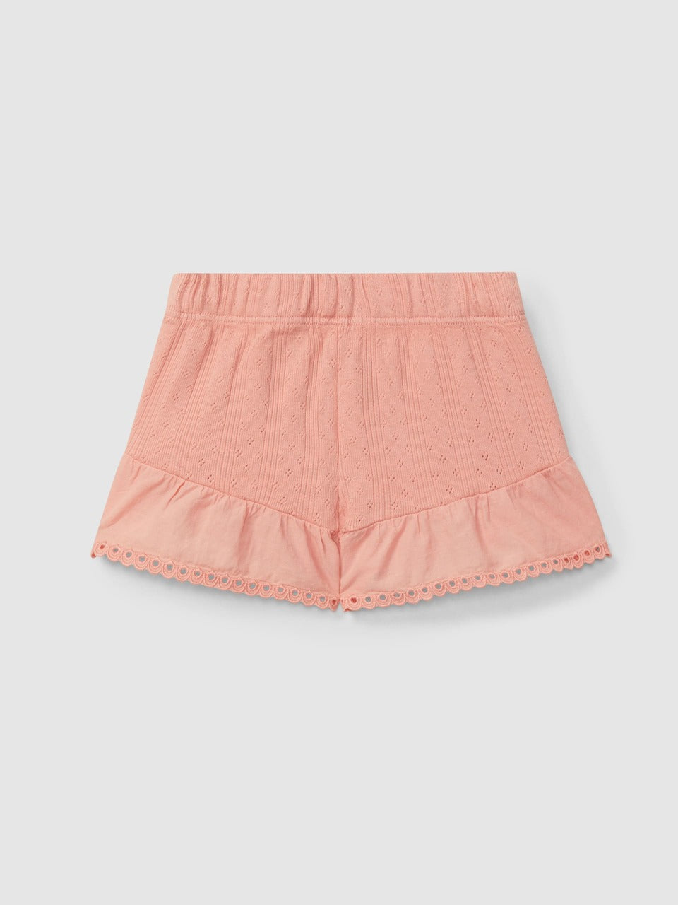 Pantalón corto bordado peach Snug