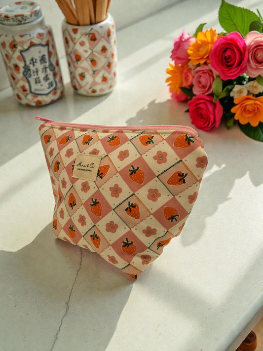 Neceser fresas vintage