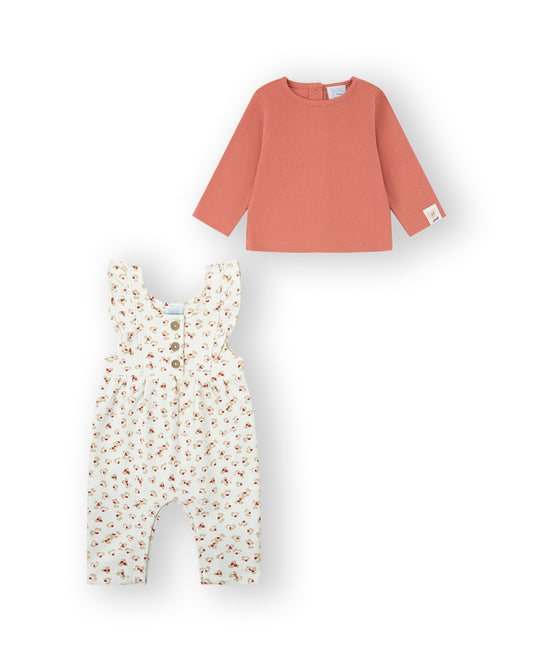 Conjunto peto flores Yatsi