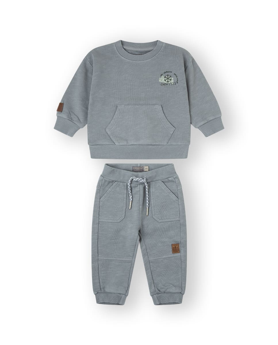 Conjunto chandal gris Canada House