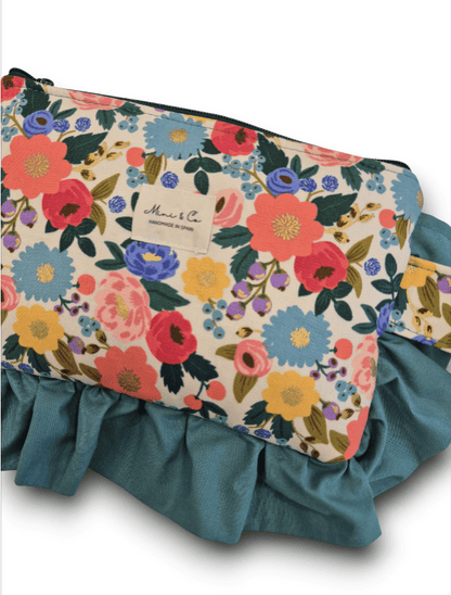 Bolso Nina flores beige Mini and co