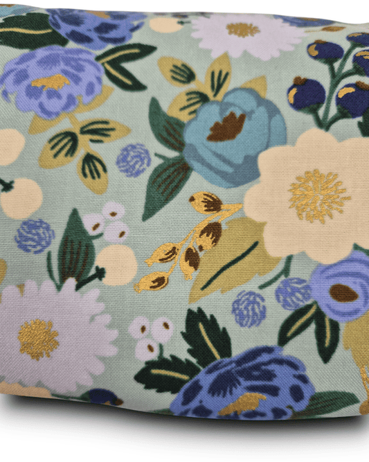 Neceser mediano flores azul Mini and co