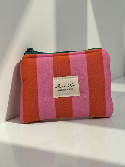 Carterita rosa y rojo