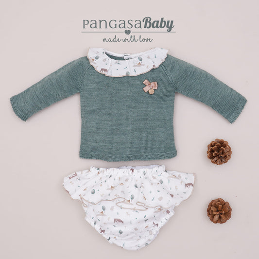 Conjunto niña ciervos Pangasa Baby