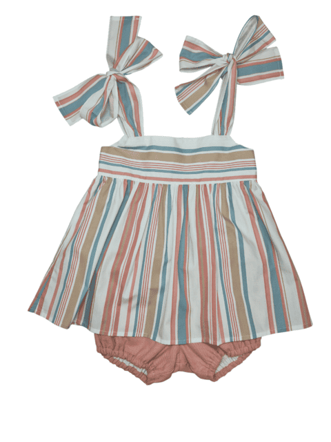 Conjunto rayas niña Paloma de la O