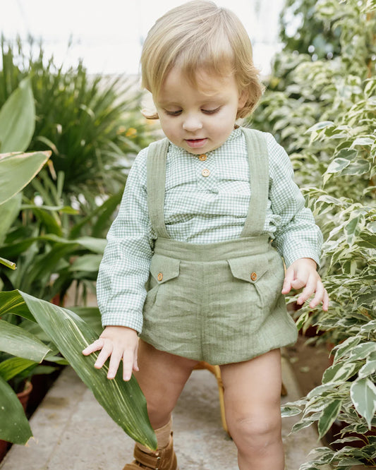 Conjunto vichy verde Popys