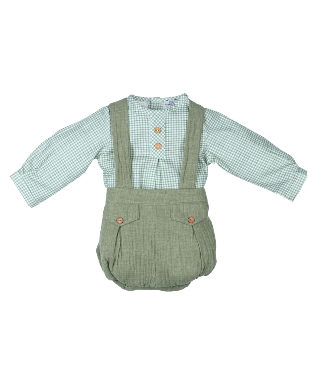 Conjunto vichy verde Popys