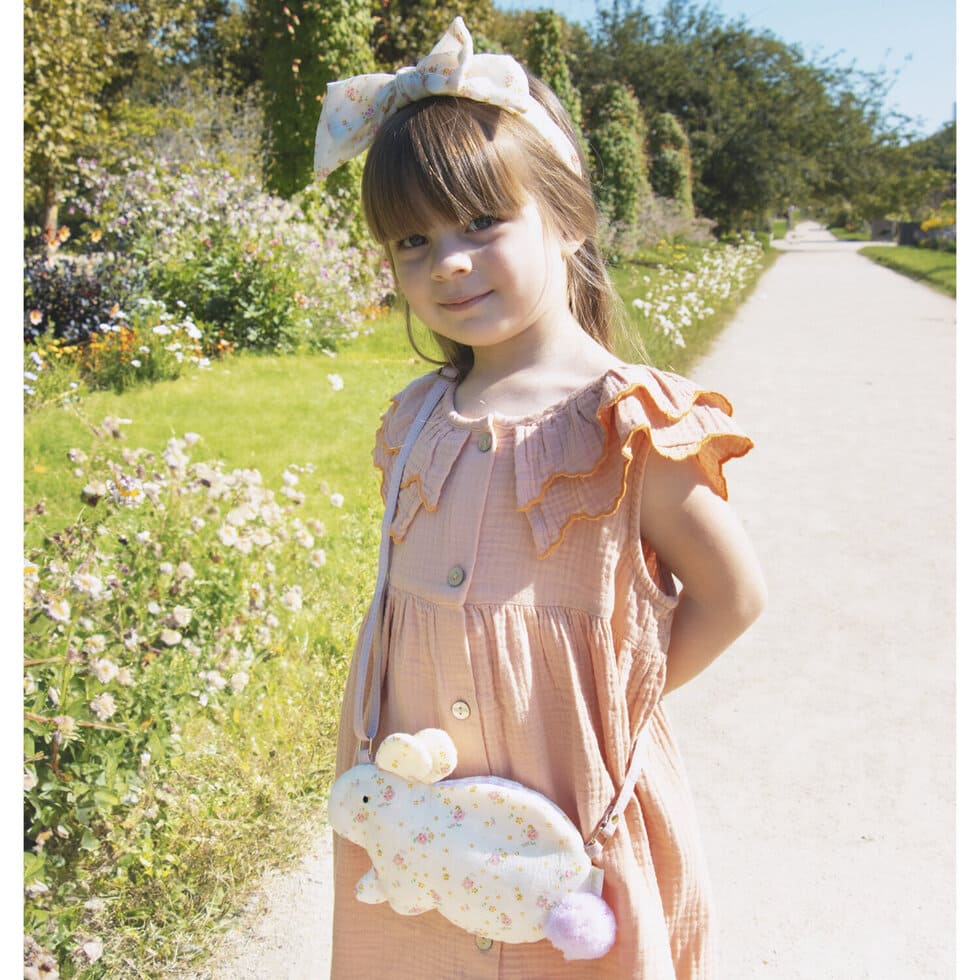 Diadema con lazo doble Tiny Blossom Rockahula