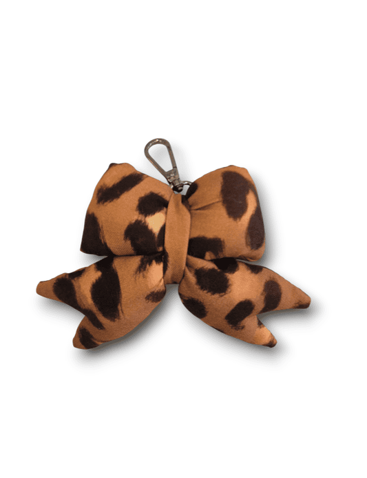 Llavero leopardo lazo Mini and co
