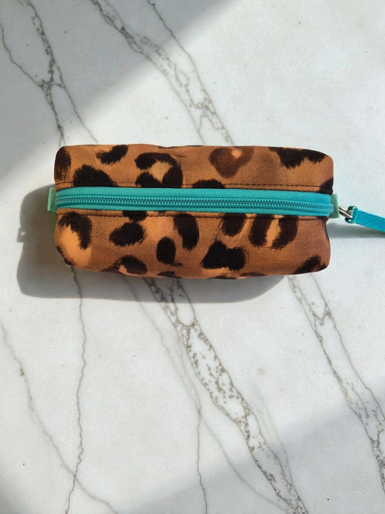 Neceser pequeño leopardo