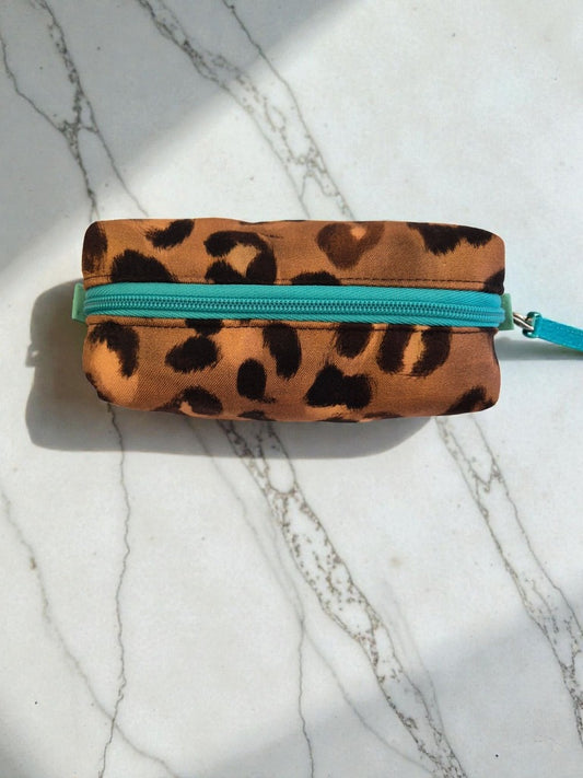 Neceser pequeño leopardo