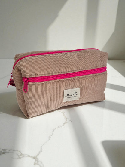 Neceser grande pana beige