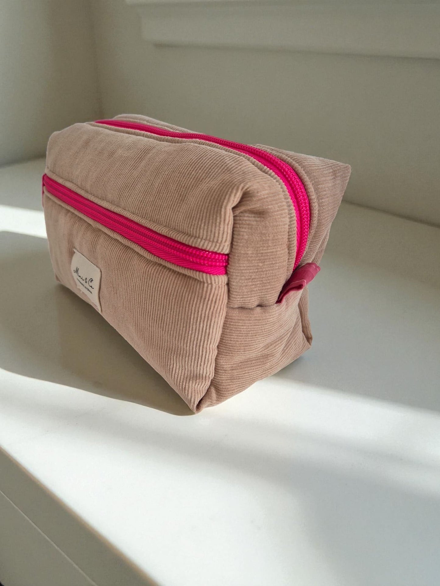 Neceser grande pana beige