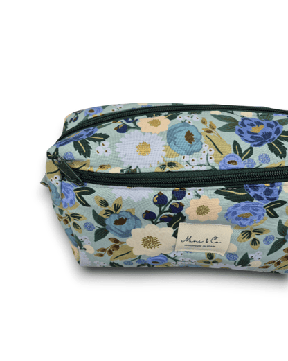 Neceser grande flores azul Mini and co