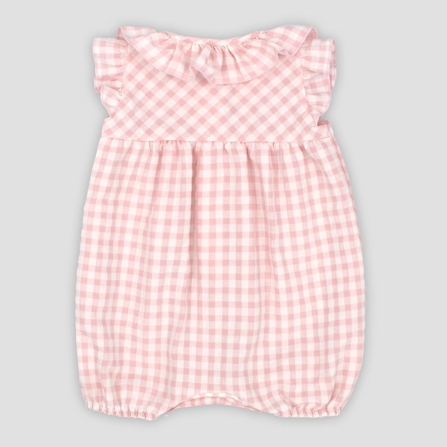 Pelele vichy rosa Rapife