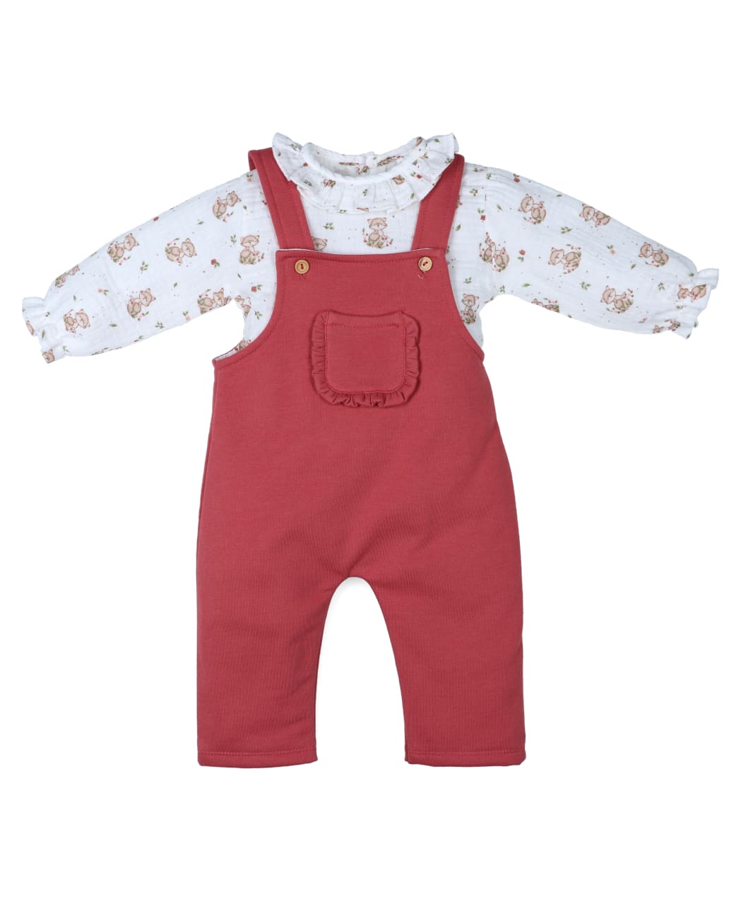 Conjunto peto terracota Popys