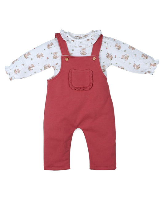 Conjunto peto terracota Popys