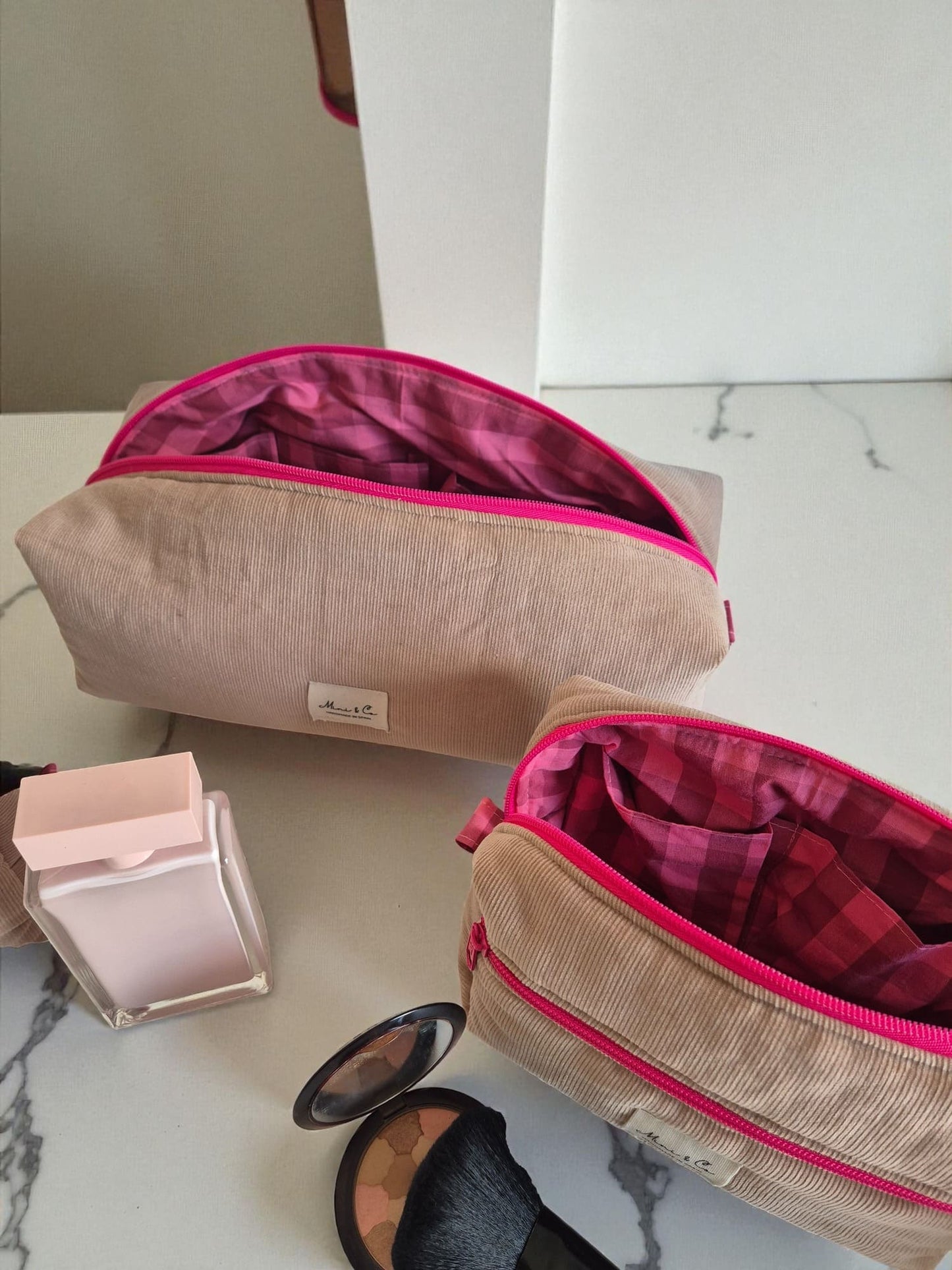 Neceser grande pana beige