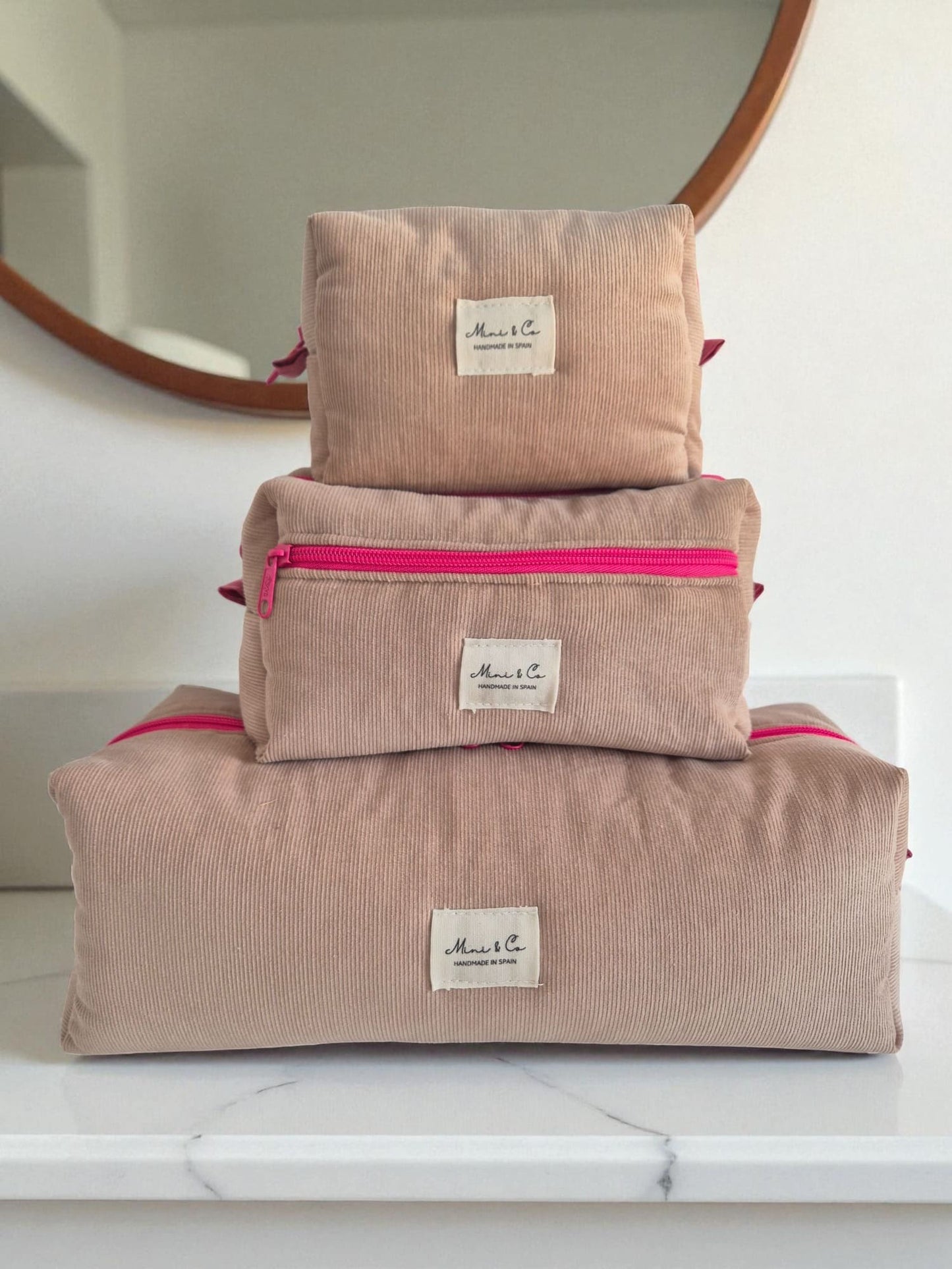 Neceser grande pana beige