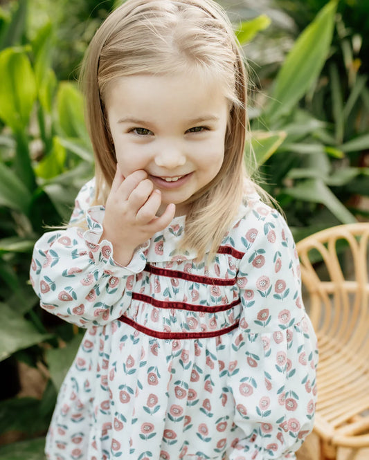 Vestido flores Popys